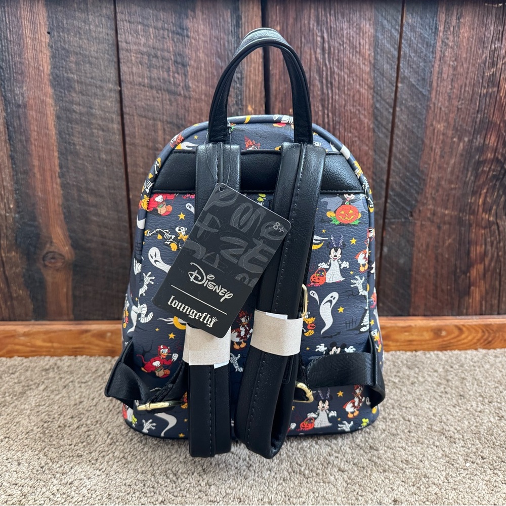 NWT Mickey and Friends Halloween Loungefly Backpack - Picture 2 of 4